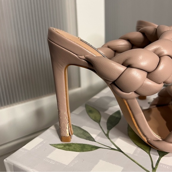 Steve Madden 2 braided strap heels size 6 - Picture 6 of 6